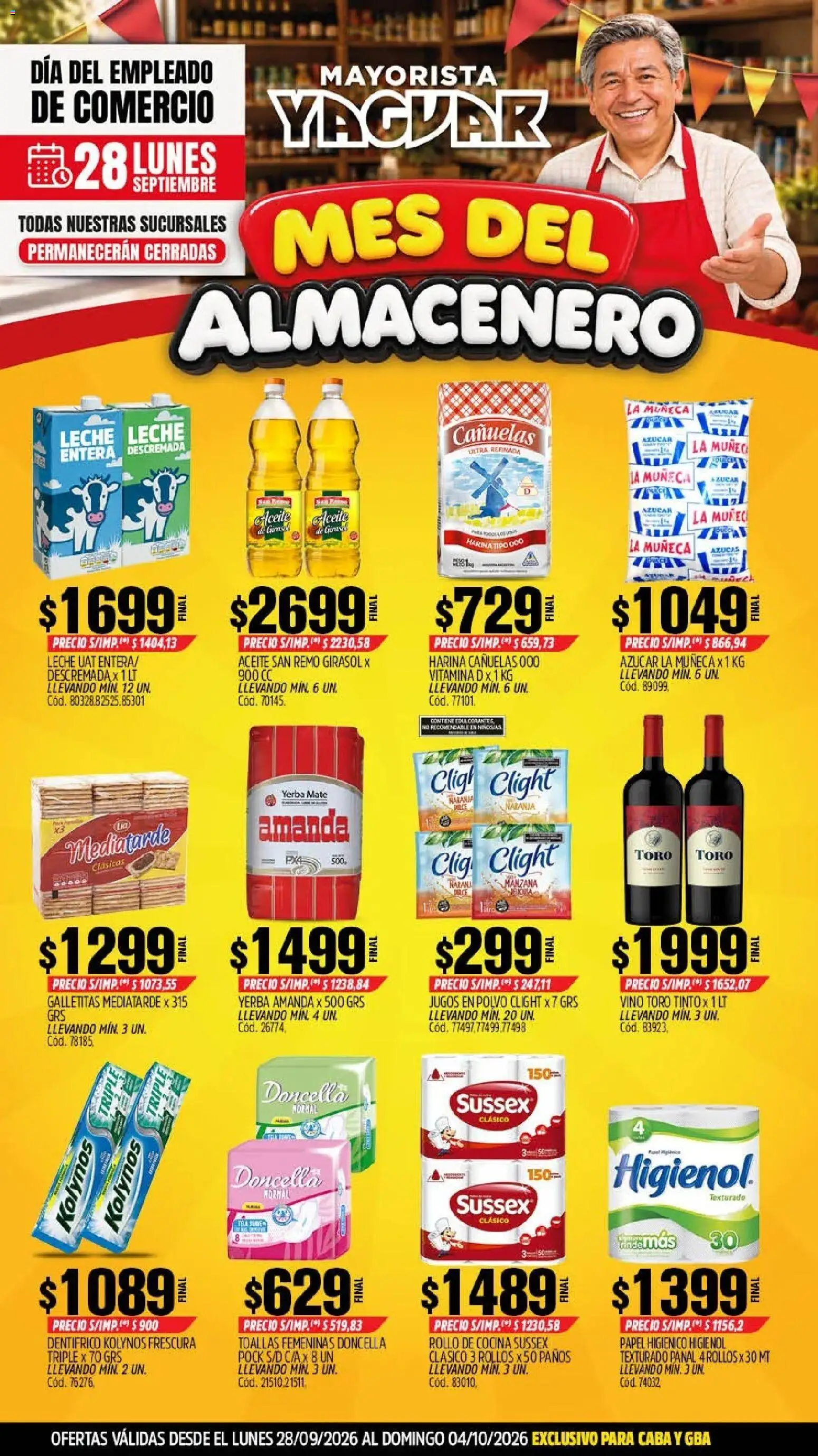 Vista previa del folleto de la tienda Yaguar válido desde el 28/09/2026 