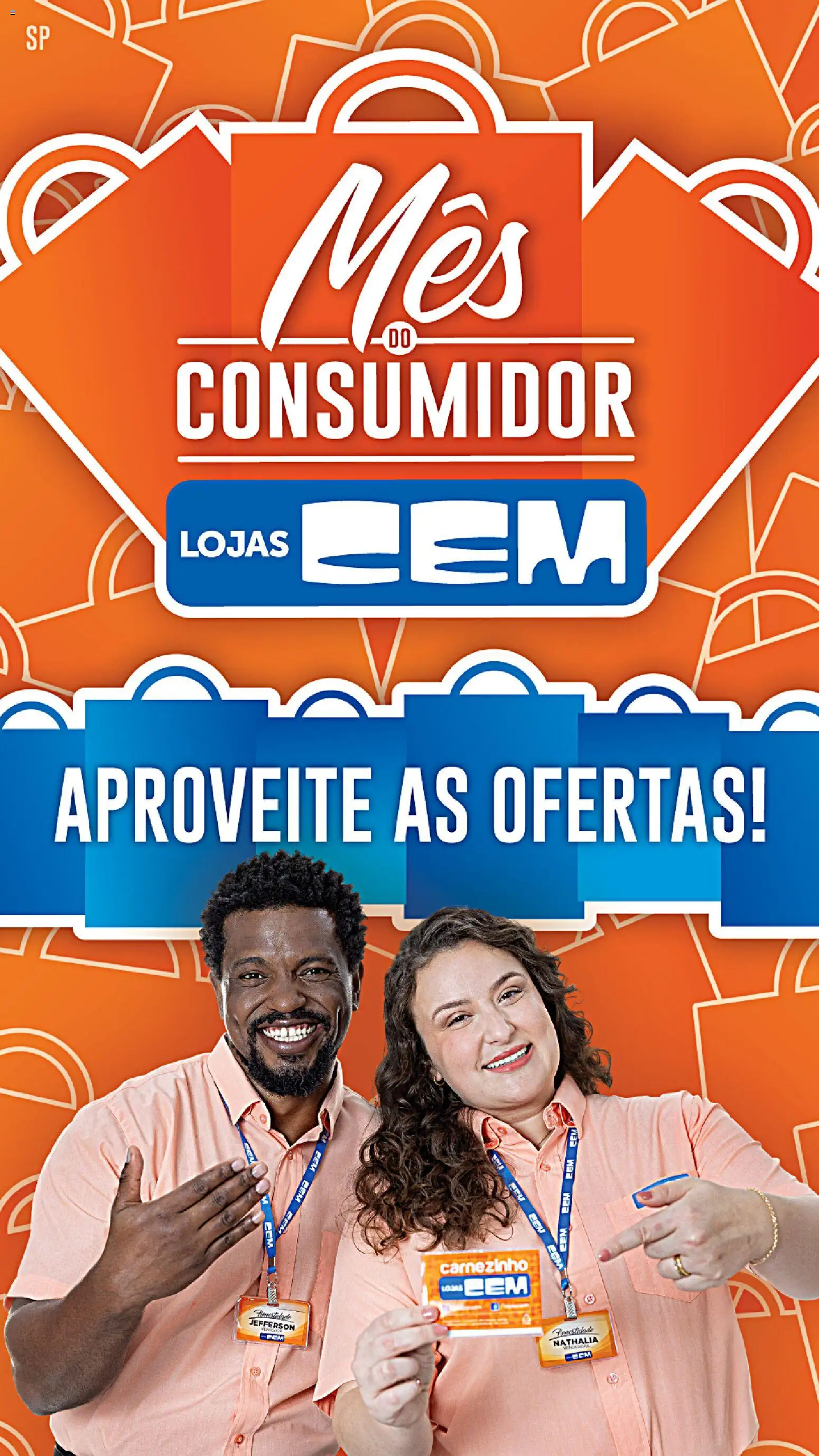 Pré-Visualização do folheto "Lojas Cem - Ofertas atuais" da loja Lojas Cem válido a partir de 02/03/2026