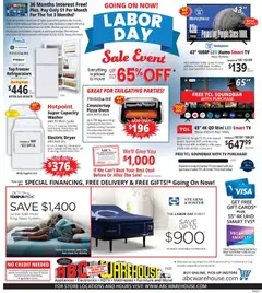 Ad Preview of ABC Warehouse ABC Warehouse Weekly Ad from 08/23/2026