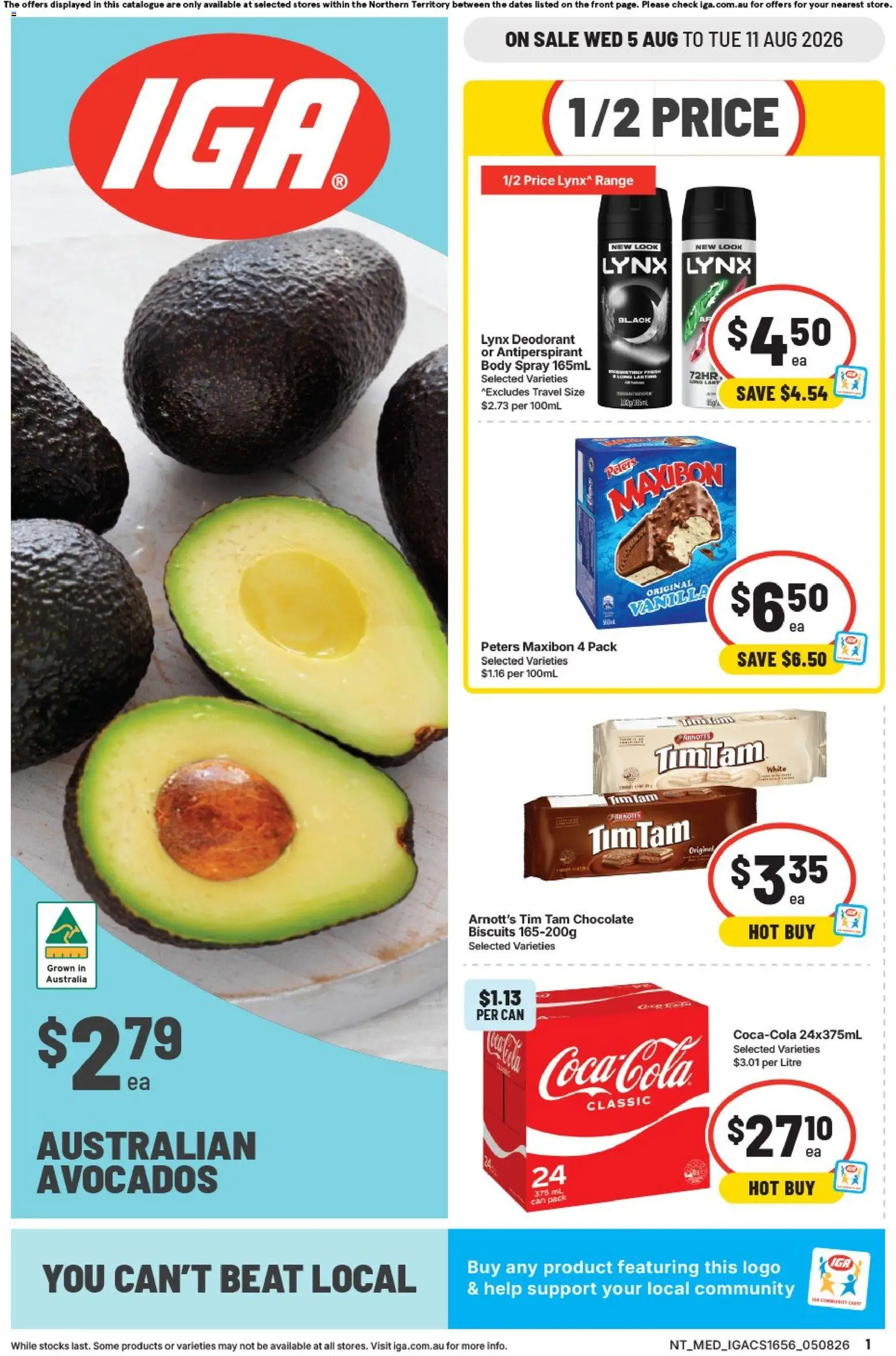 Preview of catalogue IGA catalogue NT from shop IGA valid 05/08/2026