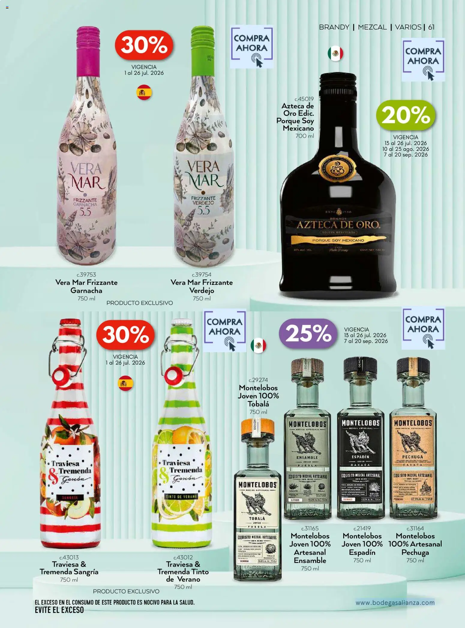 Vista previa las ofertas de la tienda Bodegas Alianza - Bodegas Alianza catálogo desde el 01/07/2026 