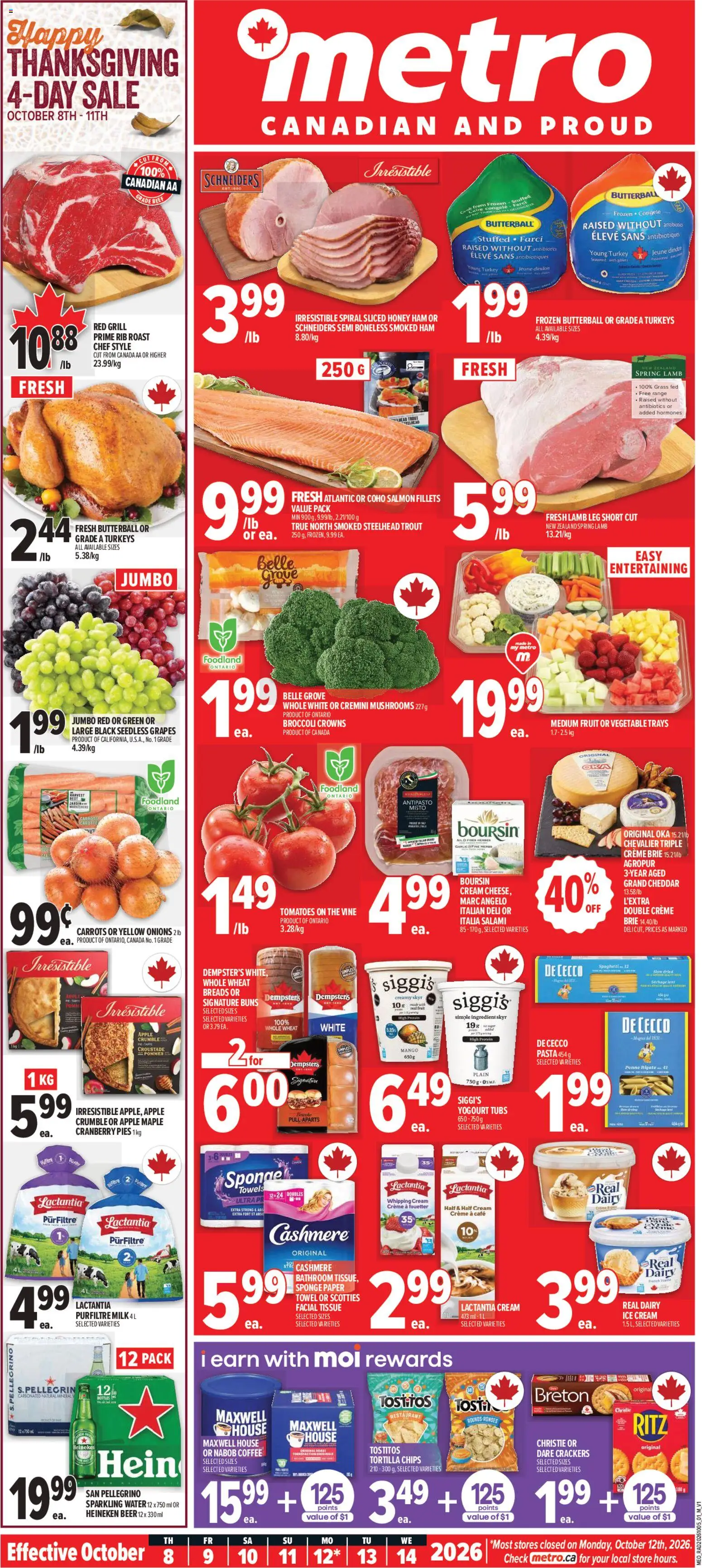 Preview of leaflet Metro weekly flyer / circulaire from shop Metro is valid from Oct 08, 2026