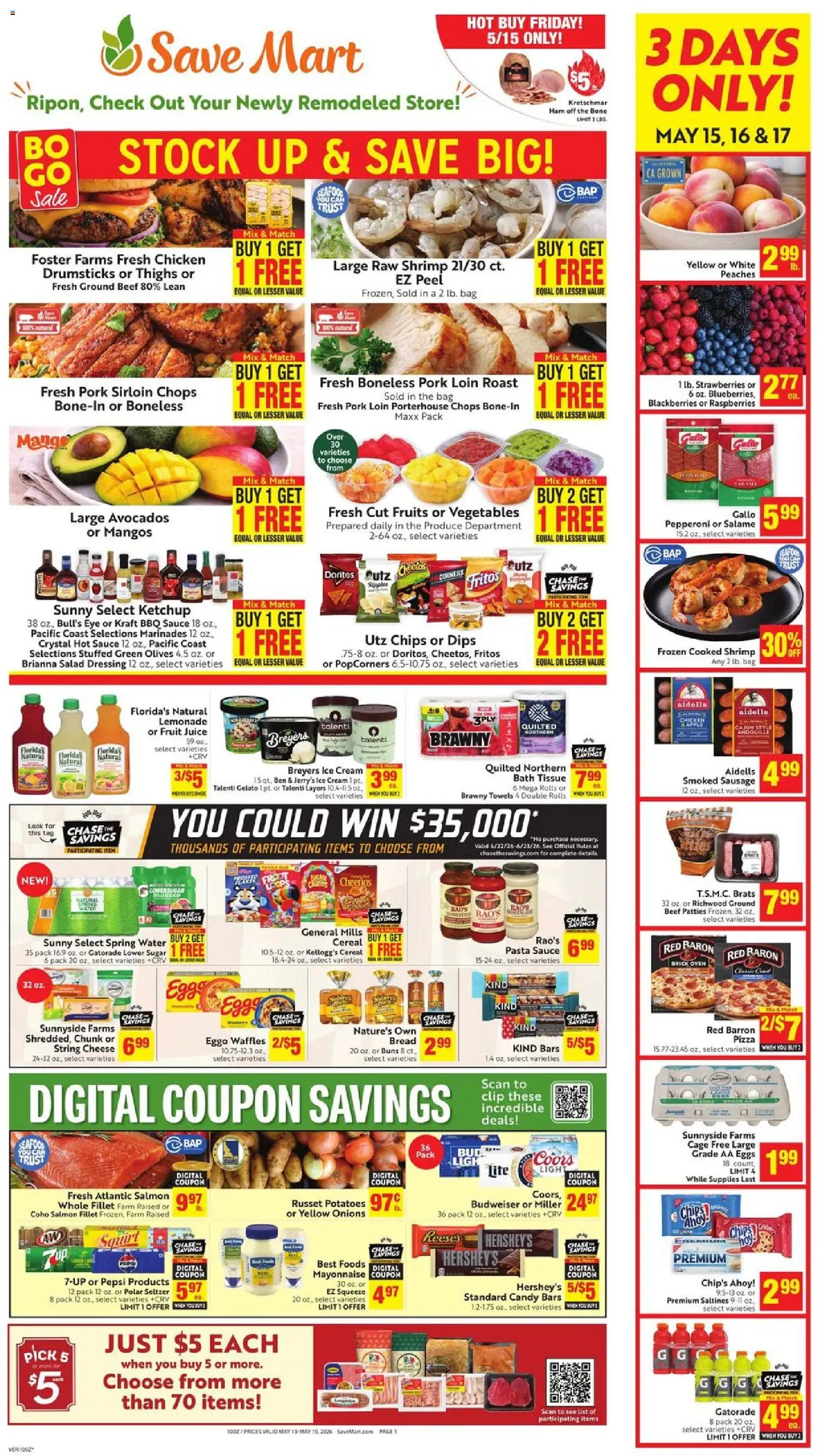 Ad Preview of Save Mart Save Mart Weekly Ad from 05/13/2026