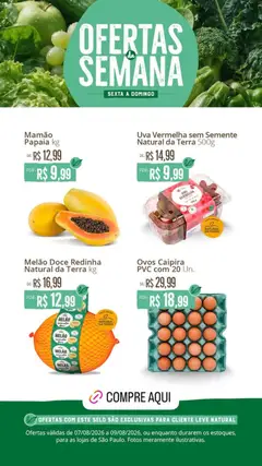 Pré-Visualização do folheto "Natural da Terra - Ofertas da semana" da loja Natural da Terra válido a partir de 07/08/2026