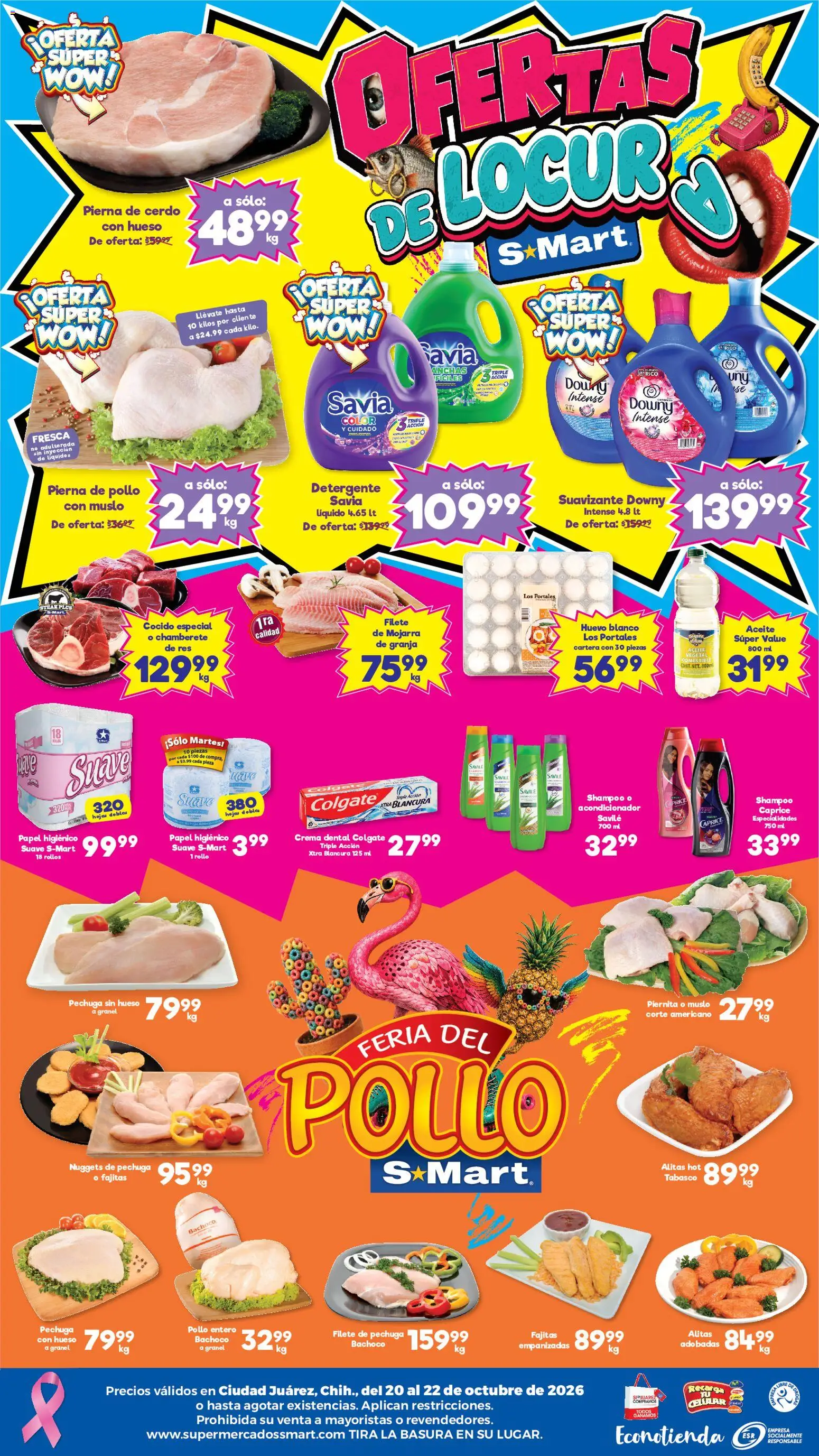 Vista previa las ofertas de la tienda S-Mart - S-Mart folleto Juárez desde el 20/10/2026 