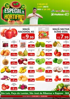 Pré-Visualização do folheto "Mateus ofertas Especial de Hortifruti" da loja Mateus válido a partir de 23/05/2026