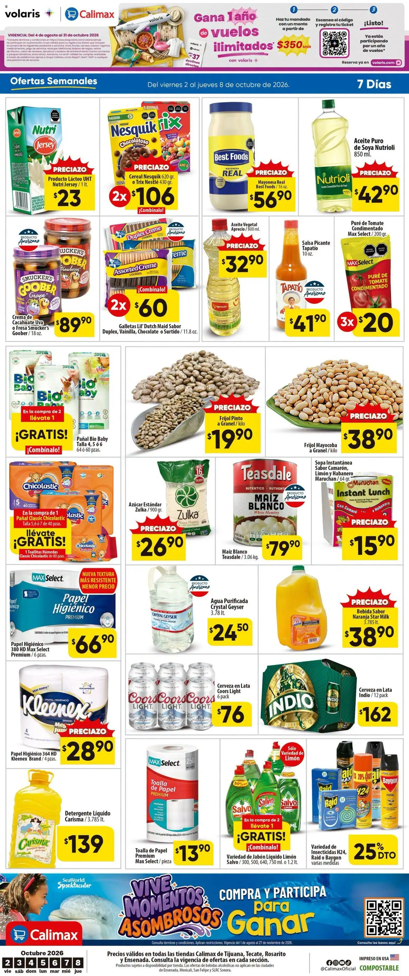 Vista previa las ofertas de la tienda Calimax - Calimax folleto desde el 02/10/2026 