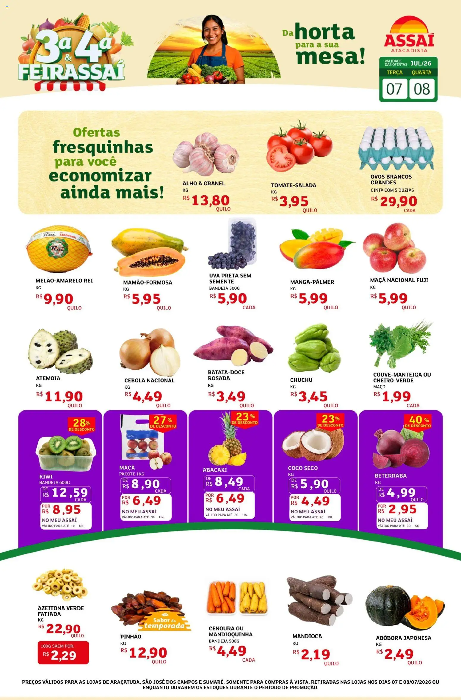 Pré-Visualização do folheto "Assaí Atacadista ofertas - SP" da loja Assaí Atacadista válido a partir de 07/07/2026