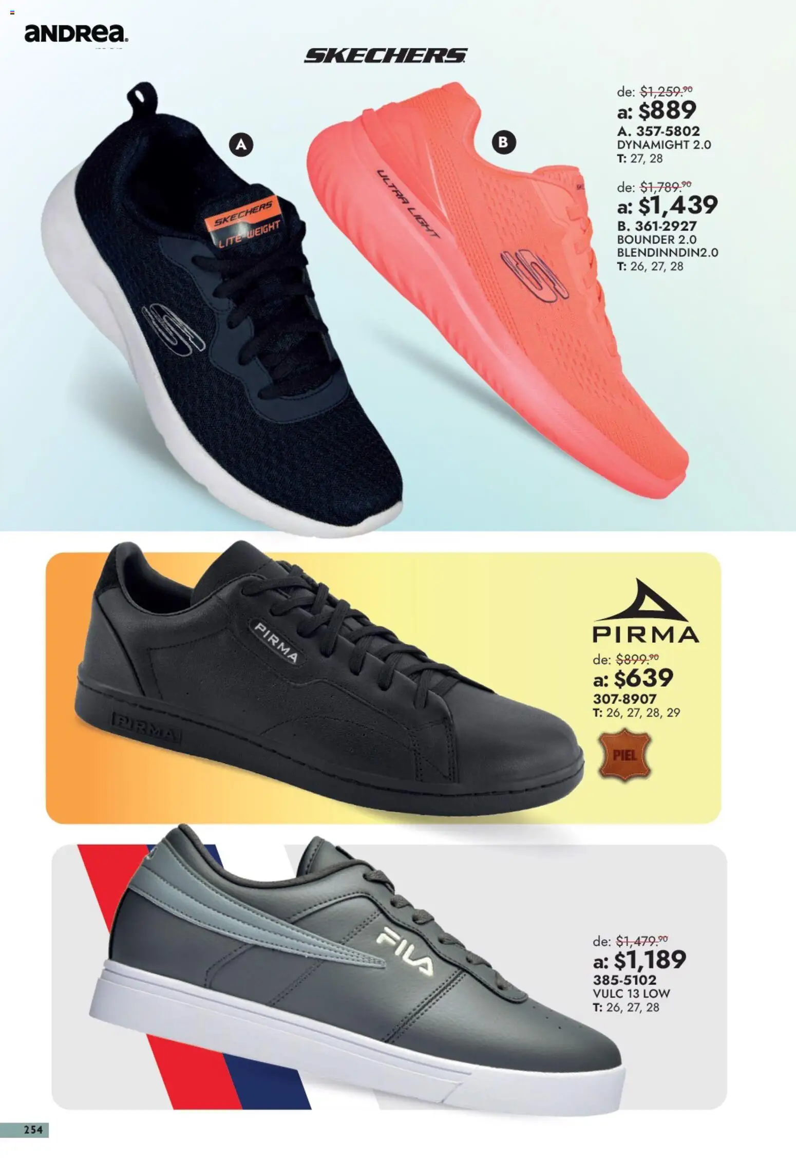 Vista previa las ofertas de la tienda Andrea - Andrea catálogo Outlet desde el 13/09/2026 