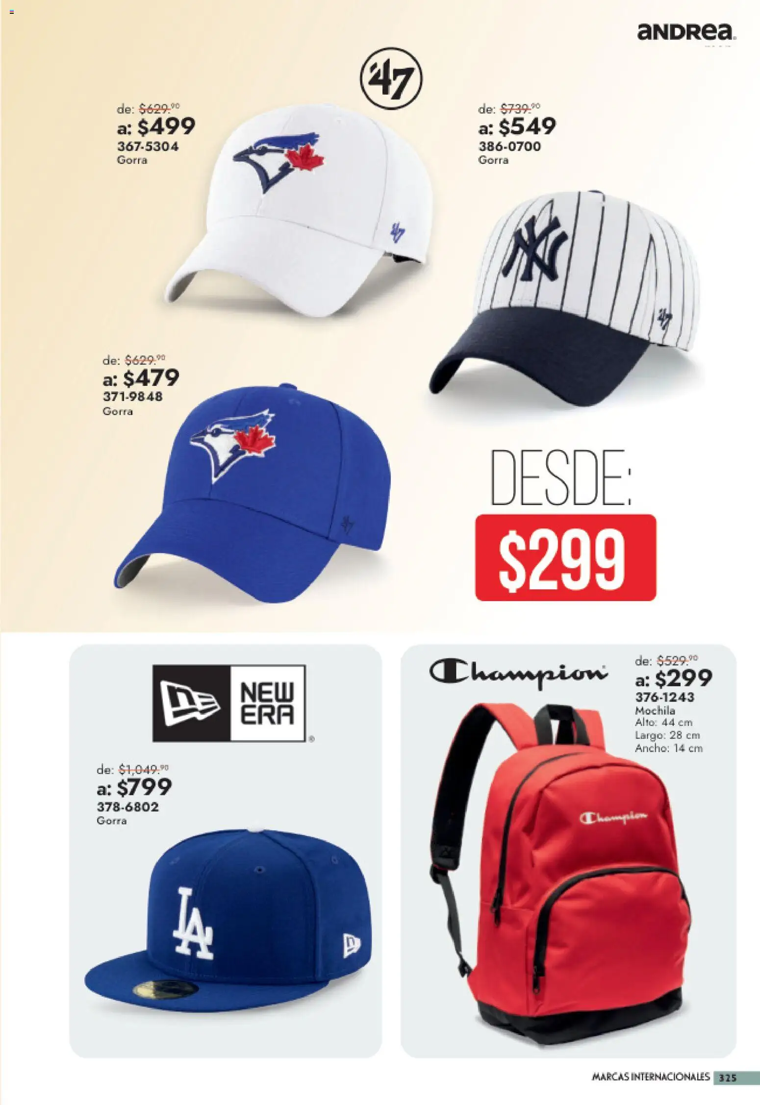 Vista previa las ofertas de la tienda Andrea - Andrea catálogo Outlet desde el 26/07/2026 