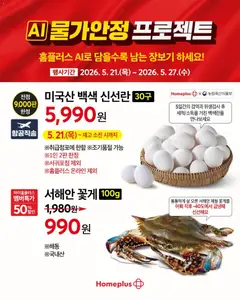 {StrartDate}까지 홈플러스 쇼핑몰에서 전단 홈플러스 현재 전단지 미리 보기