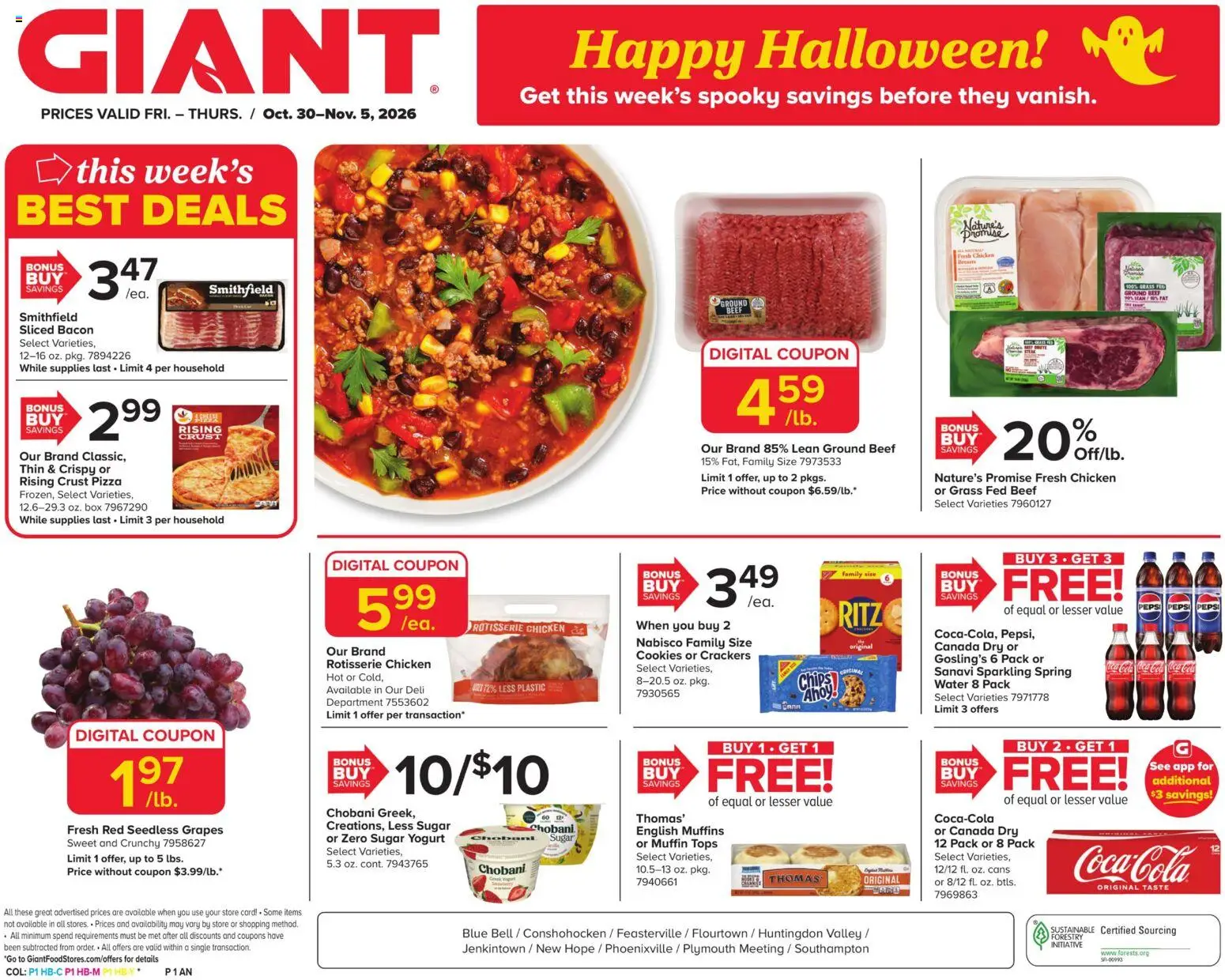 Ad Preview of Giant Giant Weekly Ad from 10/30/2026