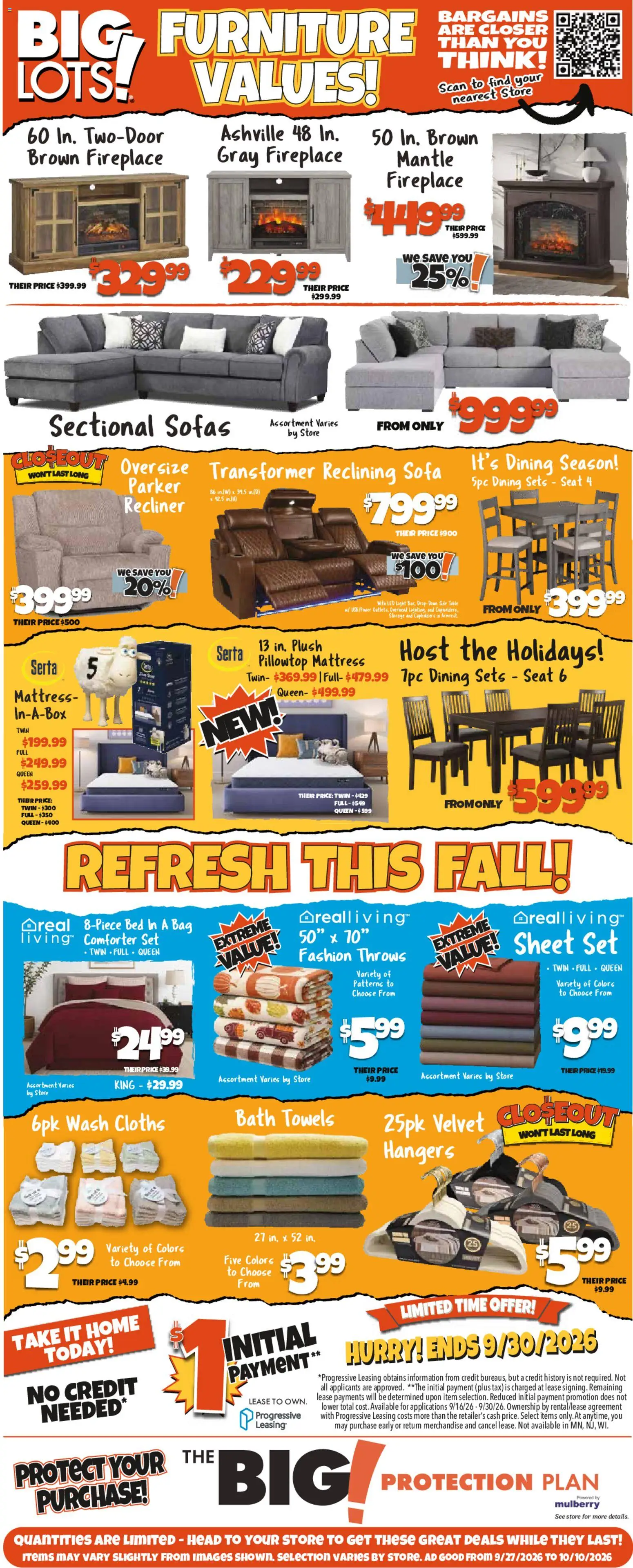 Ad Preview of Big Lots Big Lots Weekly Ad from 09/27/2026