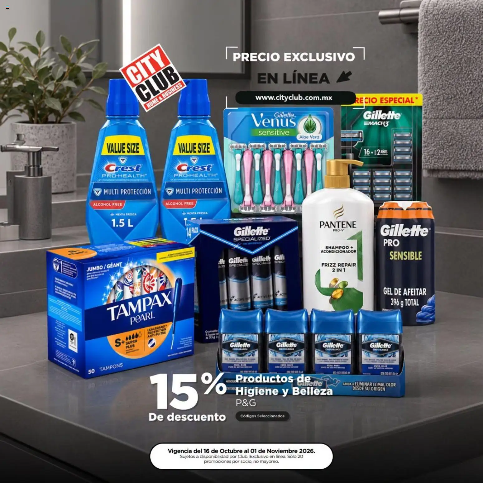 Vista previa las ofertas de la tienda City Club - City Club catálogo Abre la foto desde el 16/10/2026 