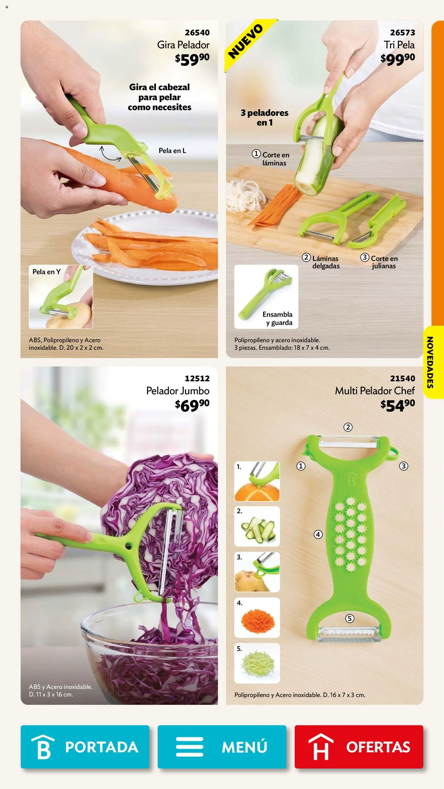 Vista previa las ofertas de la tienda Betterware - Betterware campaña 10 2026 desde el 28/09/2026 - Pelador