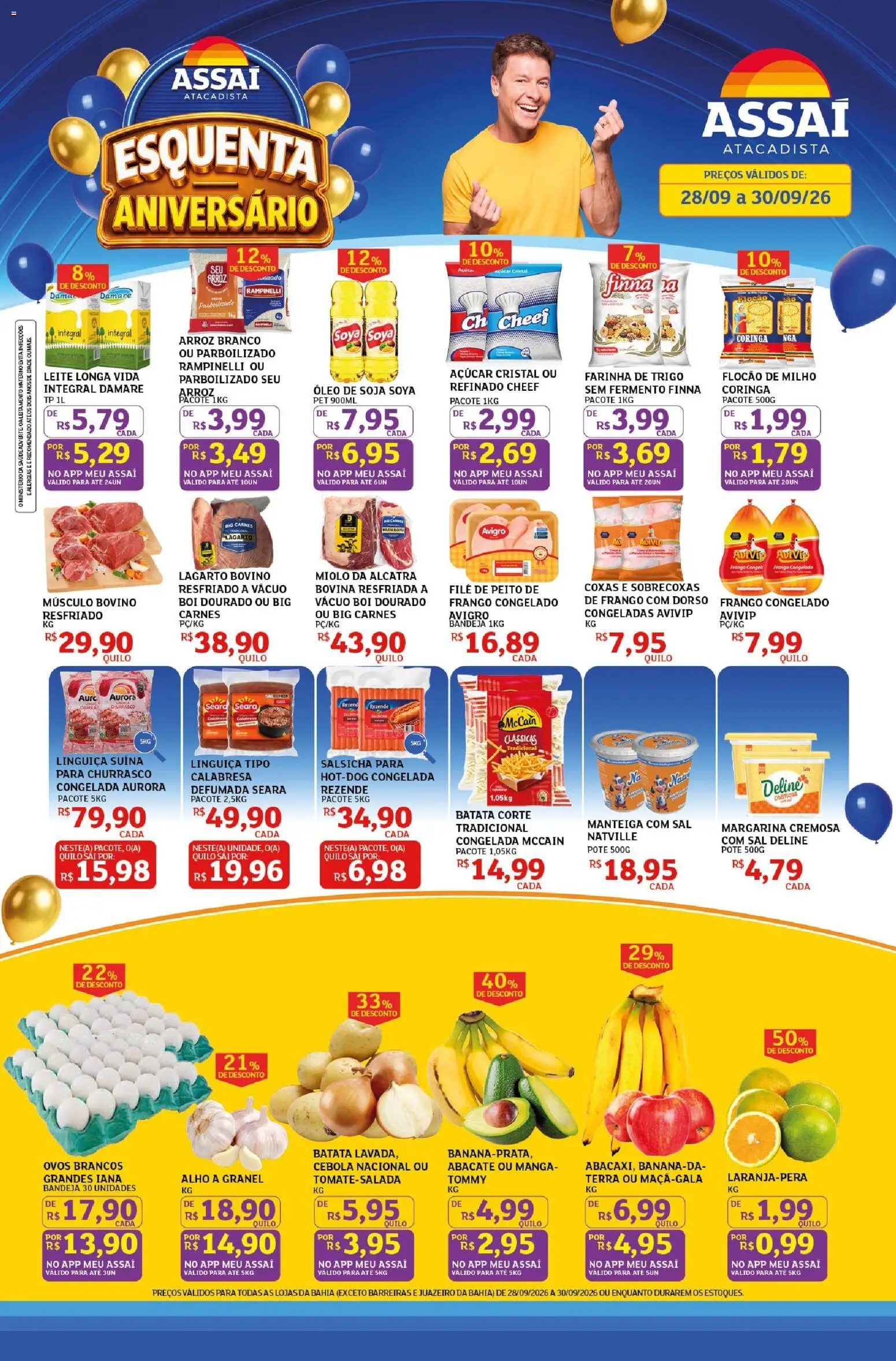Pré-Visualização do folheto "Assaí Atacadista ofertas - BA" da loja Assaí Atacadista válido a partir de 28/09/2026