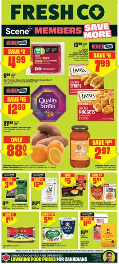 Un aperçu du dépliant FreshCo weekly flyer / circulaire du magasin FreshCo est valide à partir 22 oct. 2026