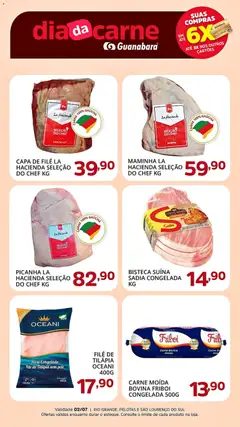 Pré-Visualização do folheto "Supermercado Guanabara - Ofertas da semana" da loja Supermercado Guanabara válido a partir de 02/07/2026