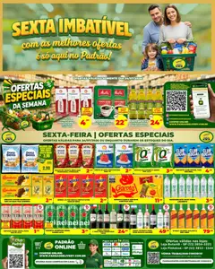Pré-Visualização do folheto "Supermercado Padrão ofertas Sexta Imbatível" da loja Supermercado Padrão válido a partir de 24/07/2026