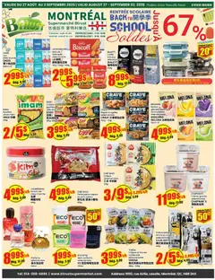 Preview of leaflet Btrust Supermarket weekly flyer / circulaire from shop Btrust Supermarket is valid from Aug 27, 2026