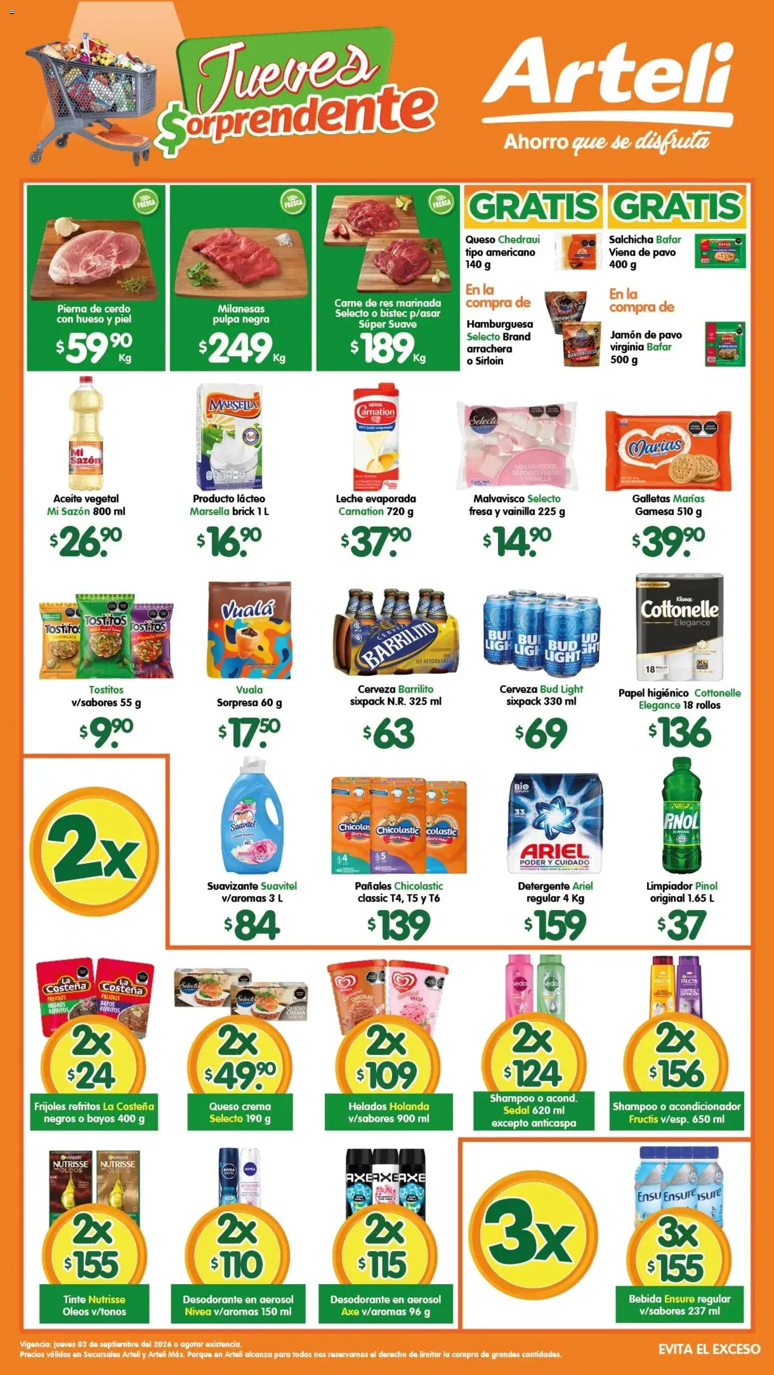 Vista previa las ofertas de la tienda Arteli - Arteli folleto desde el 03/09/2026 