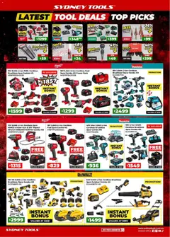 Preview of catalogue Sydney Tools catalogue from shop Sydney Tools valid 02/07/2026