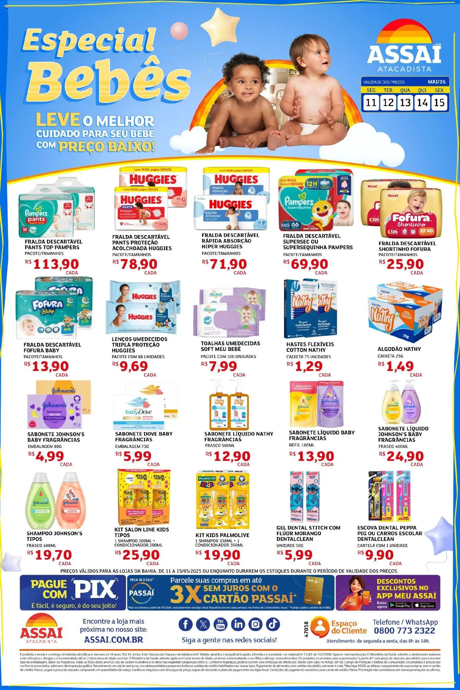 Pré-Visualização do folheto "Assaí Atacadista ofertas - BA" da loja Assaí Atacadista válido a partir de 11/05/2026