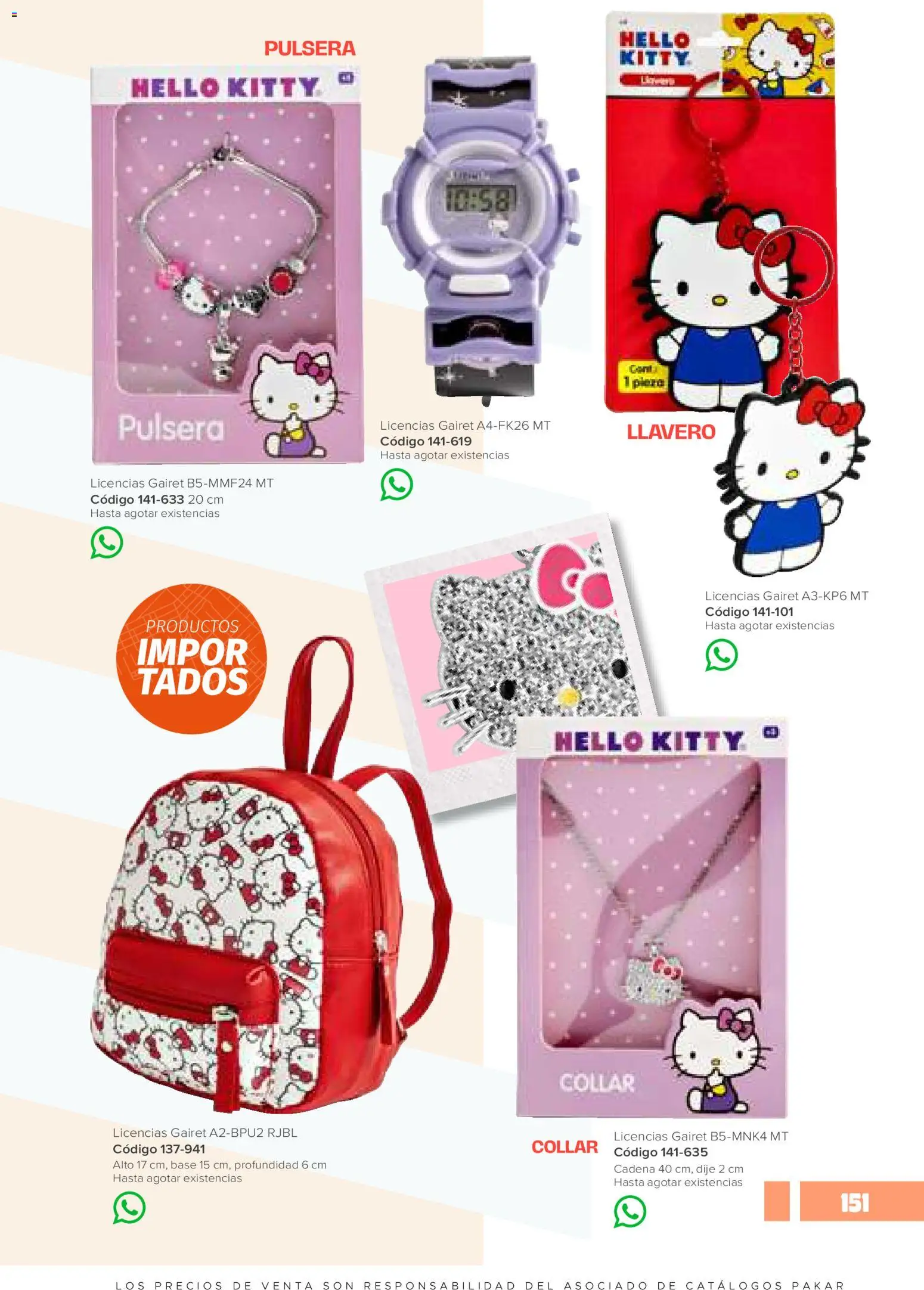 Vista previa las ofertas de la tienda SC Pakar - Catálogo Niña desde el 30/01/2026 - Pulsera, Llavero, Cadena, Collar, Dije