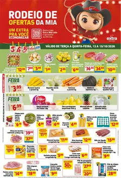 Pré-Visualização do folheto "Extra ofertas de Mercado Terça e Quinta" da loja Extra válido a partir de 13/10/2026