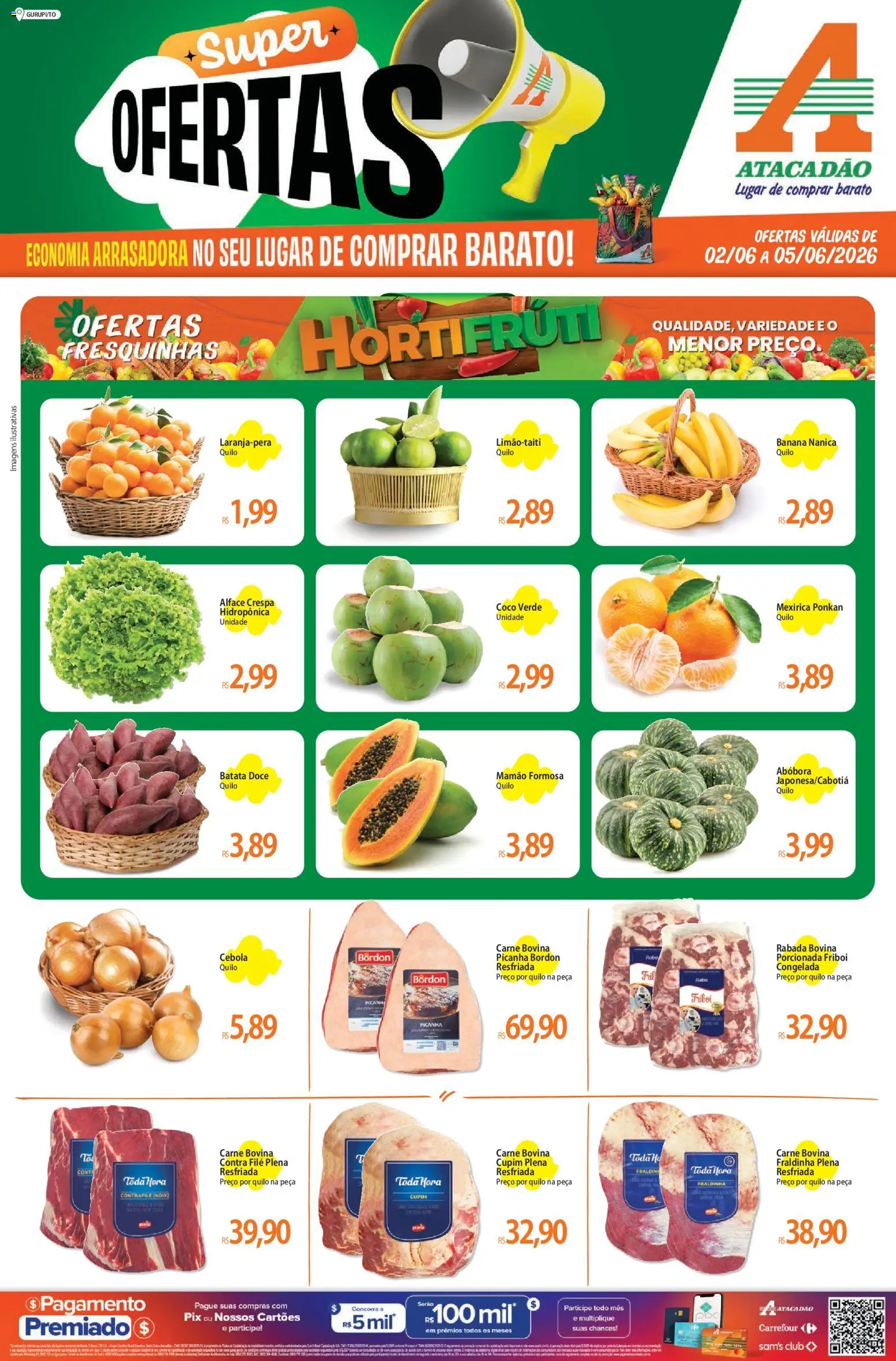 Pré-Visualização do folheto "Atacadão ofertas - TO" da loja Atacadão válido a partir de 02/06/2026