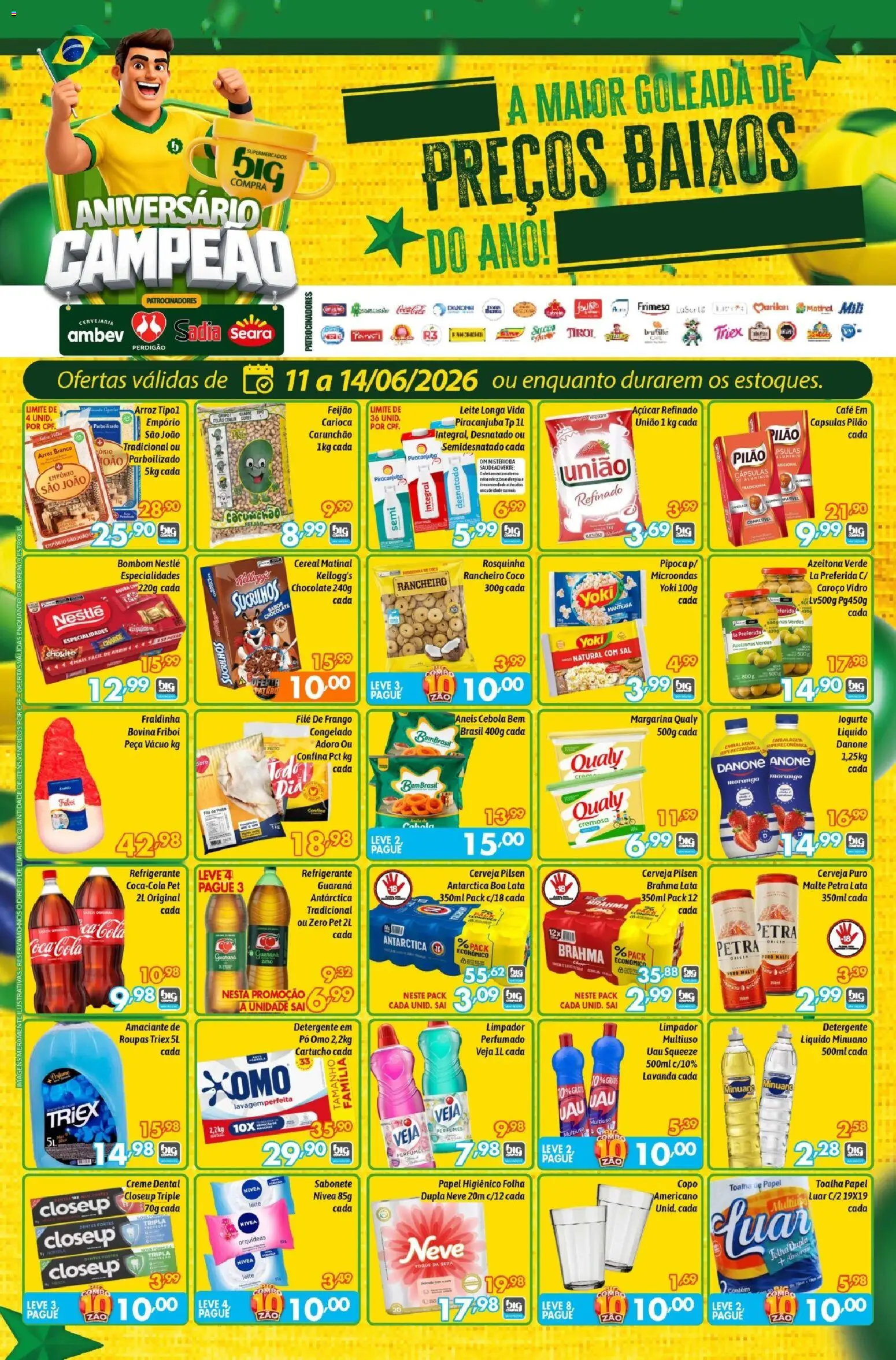 Pré-Visualização do folheto "Big Compra - Ofertas da semana" da loja Big Compra válido a partir de 11/06/2026