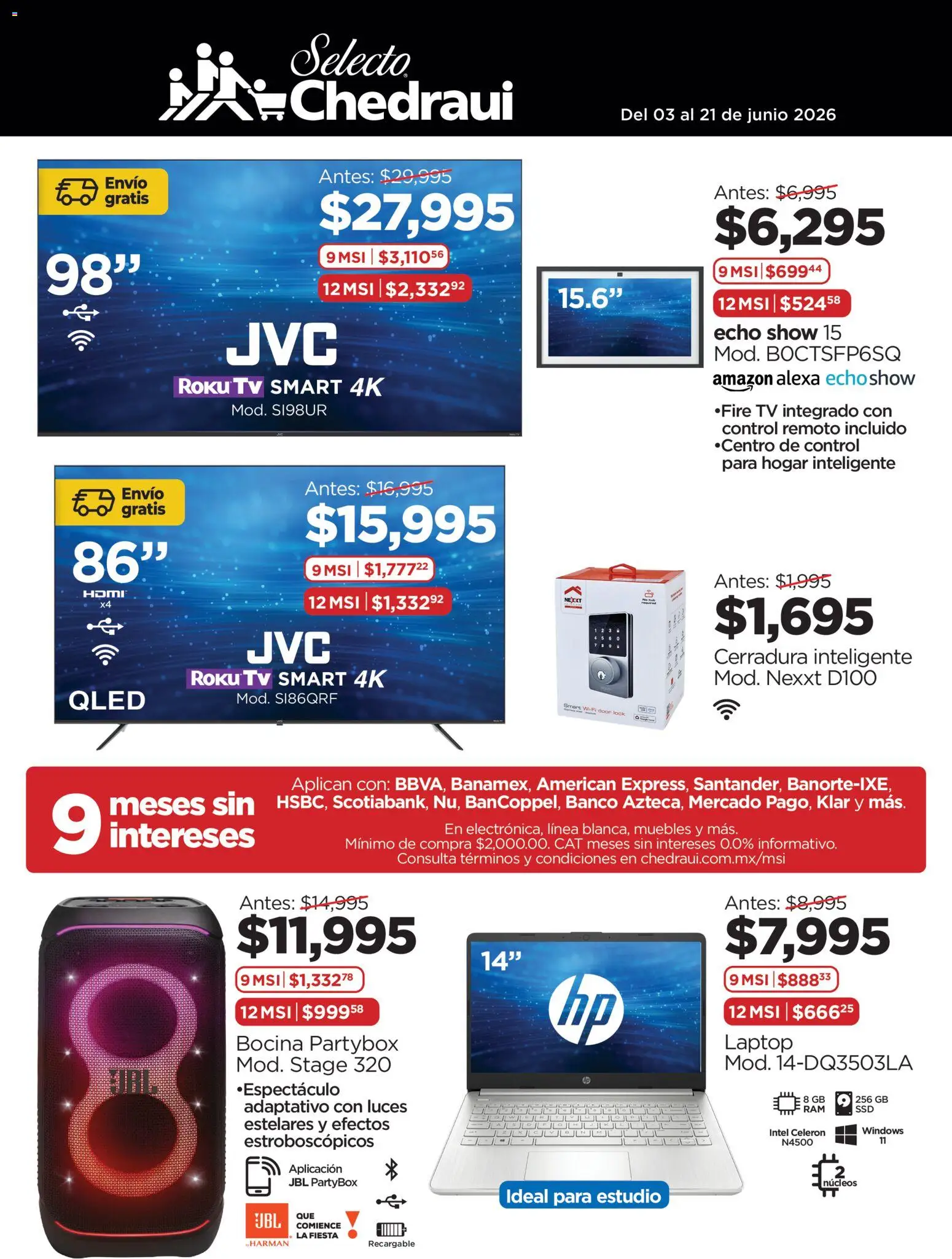 Vista previa las ofertas de la tienda Chedraui - Chedraui folleto Ofertas desde el 03/06/2026 