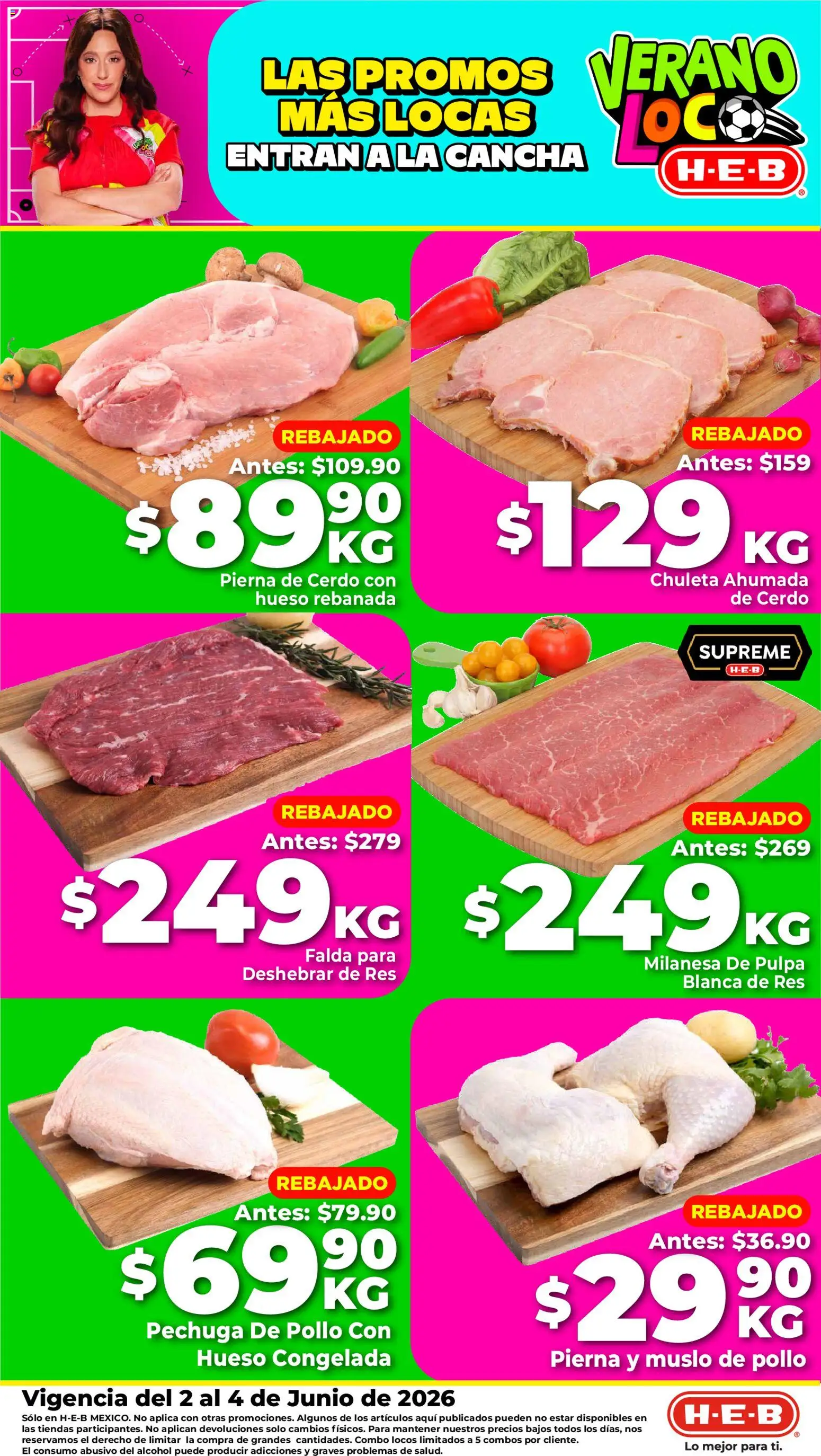 Vista previa las ofertas de la tienda H-E-B - H-E-B folleto Las promos más locas desde el 02/06/2026 