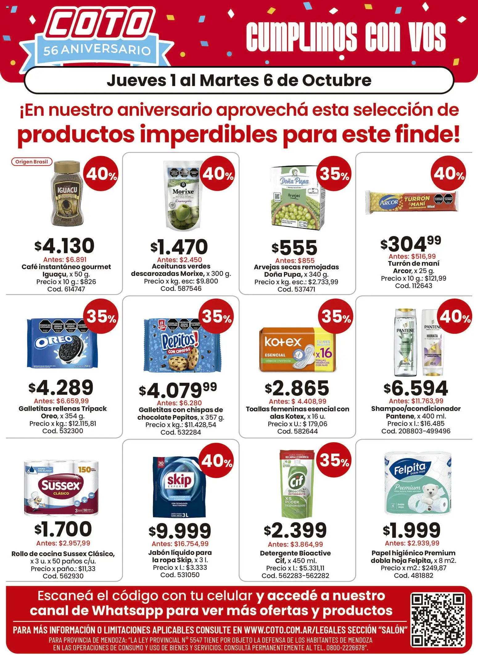 Vista previa del folleto de la tienda Coto válido desde el 01/10/2026 