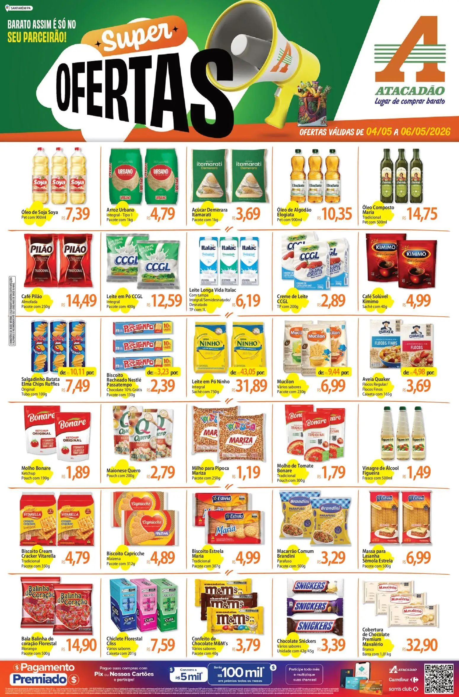Pré-Visualização do folheto "Atacadão ofertas - PA" da loja Atacadão válido a partir de 04/05/2026