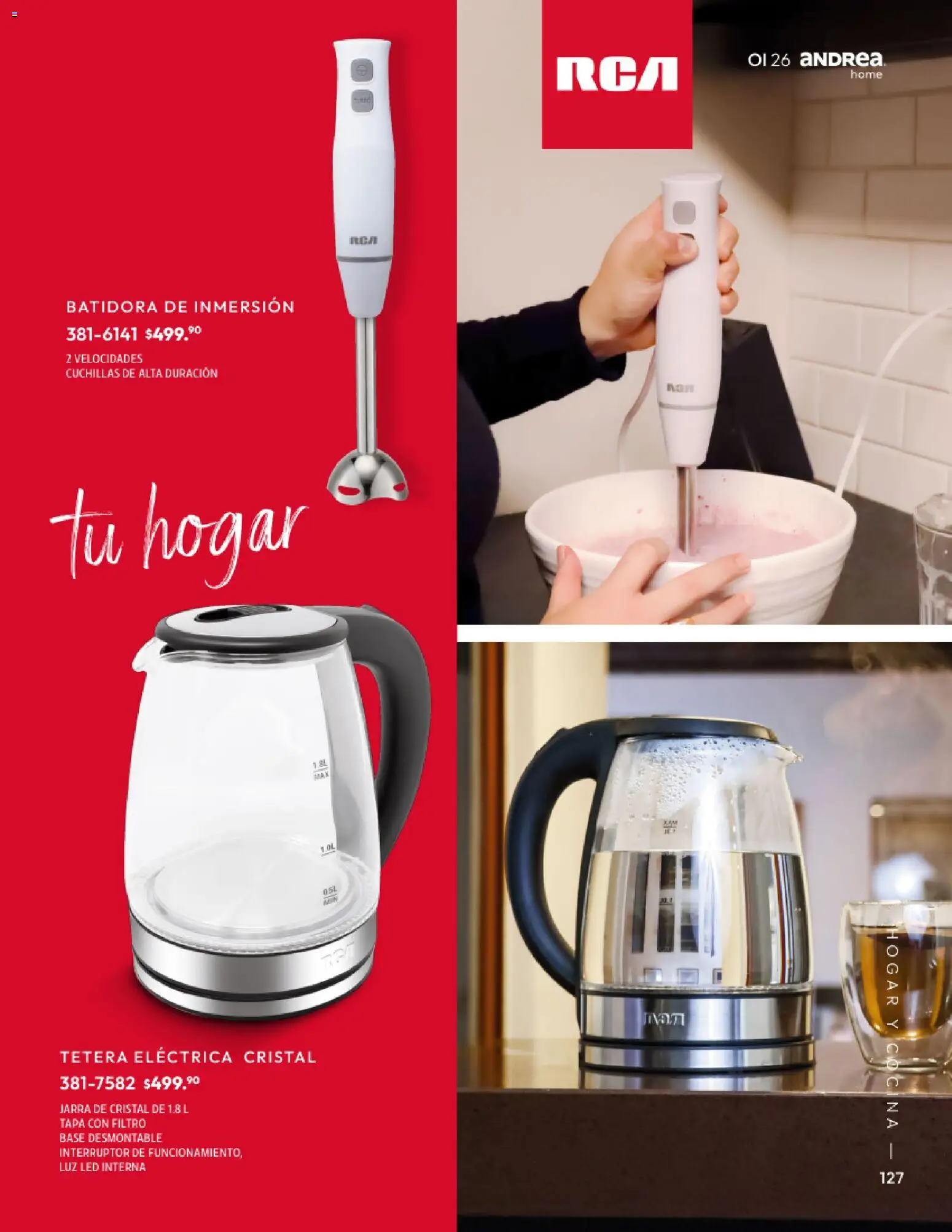 Vista previa las ofertas de la tienda Andrea - Andrea catálogo Home desde el 01/09/2026 