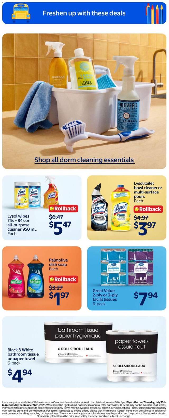 New Walmart flyer from Aug 06
