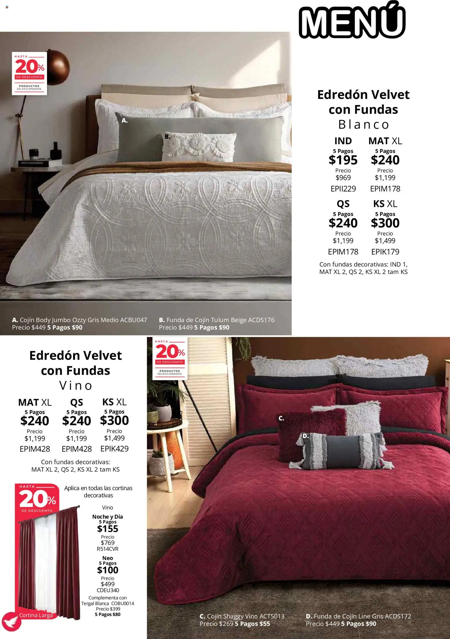 Vista previa las ofertas de la tienda Colchas Concord - Colchas Concord catálogo desde el 01/08/2026 