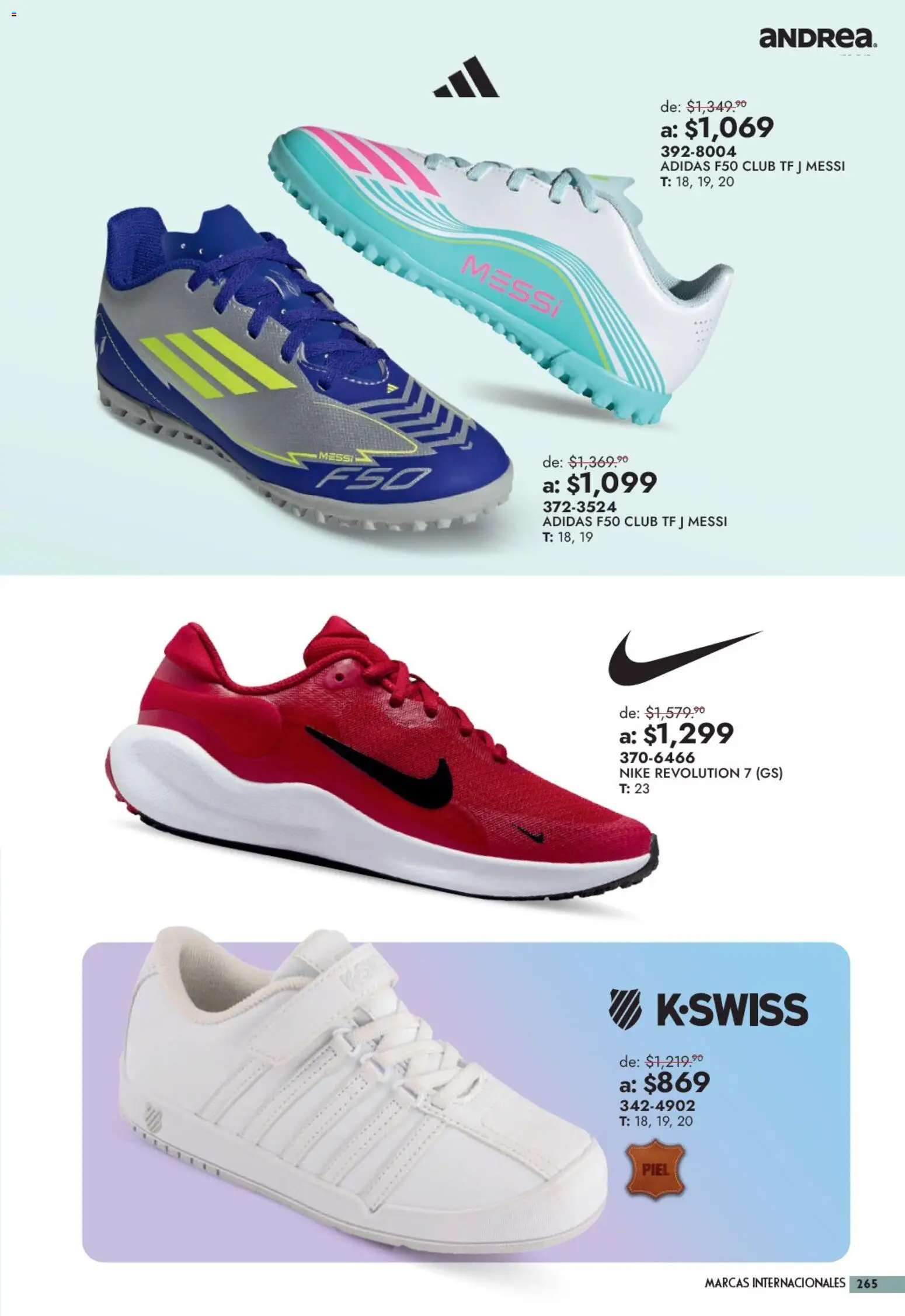 Vista previa las ofertas de la tienda Andrea - Andrea catálogo Outlet desde el 13/09/2026 
