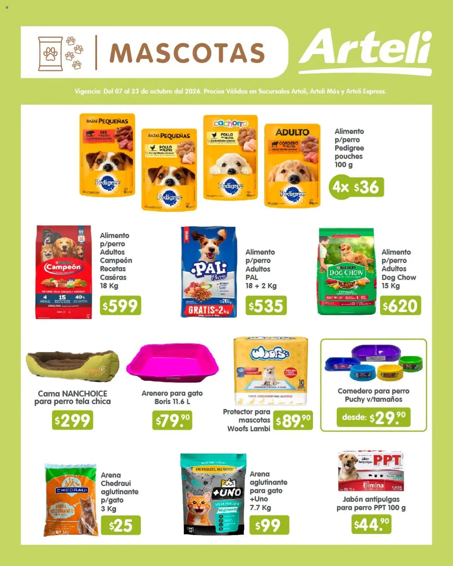 Vista previa las ofertas de la tienda Arteli - Arteli folleto Quincenal desde el 07/10/2026 