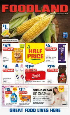 Preview of catalogue Foodland catalogue from shop Foodland valid 16/09/2026