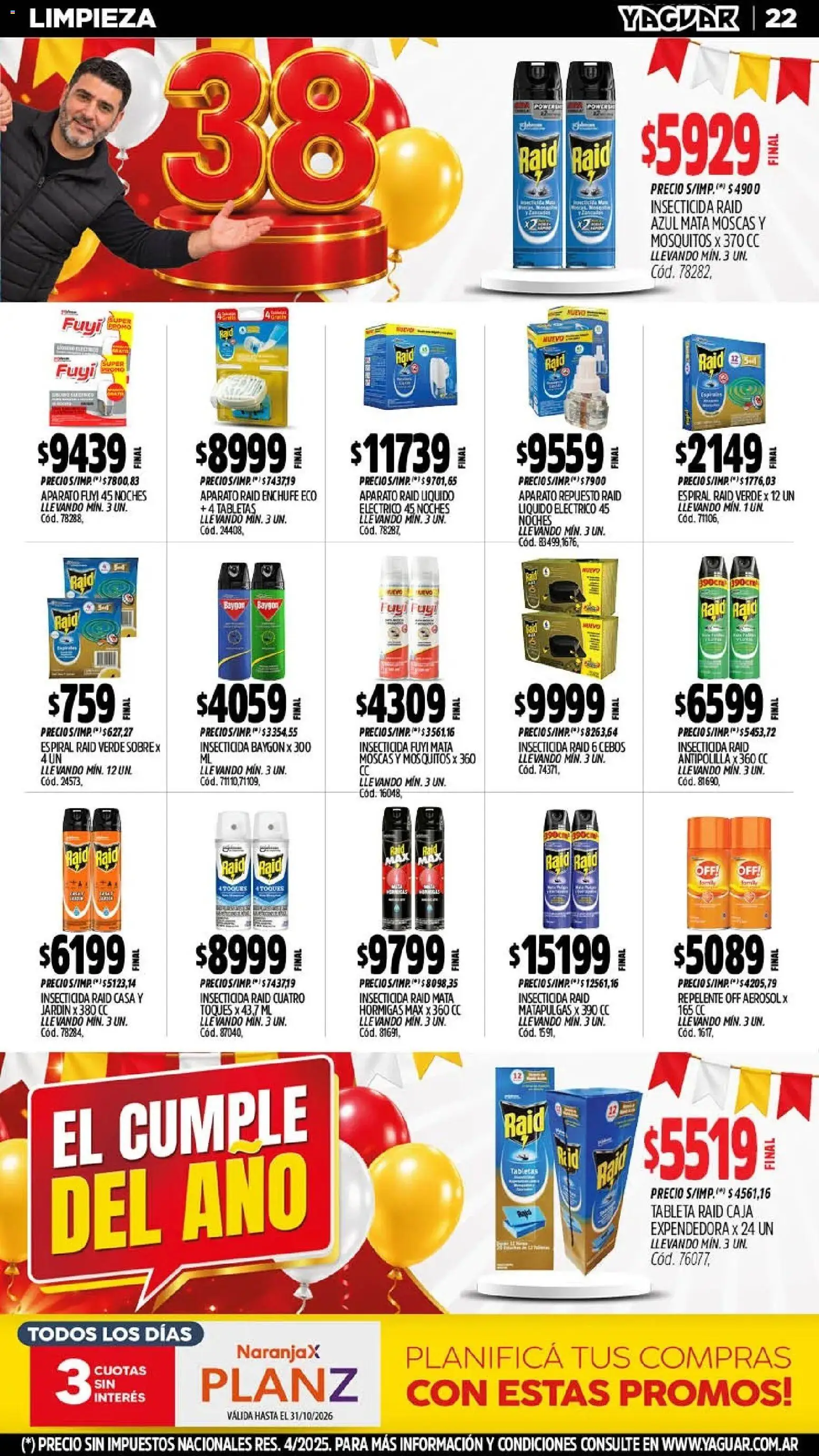 Vista previa del folleto de la tienda Yaguar válido desde el 05/10/2026 
