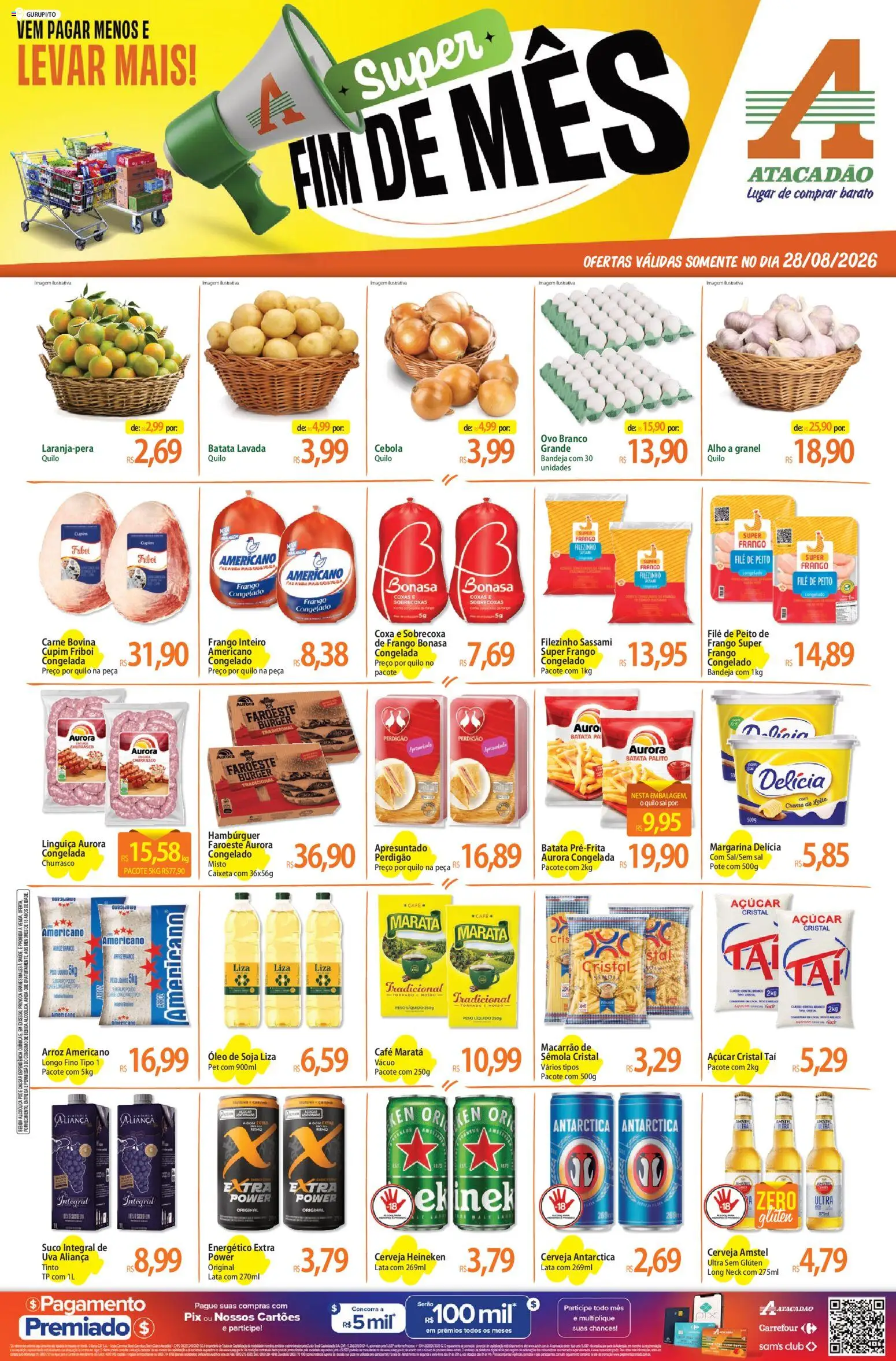 Pré-Visualização do folheto "Atacadão ofertas - TO" da loja Atacadão válido a partir de 28/08/2026