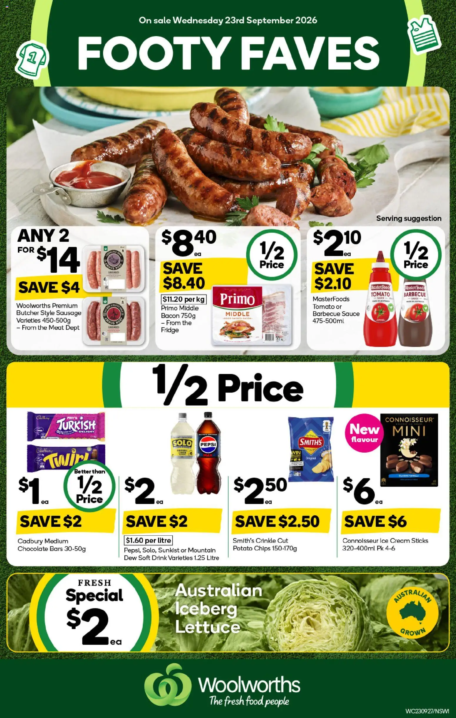 Preview of catalogue Woolworths catalogue from shop Woolworths valid 23/09/2026
