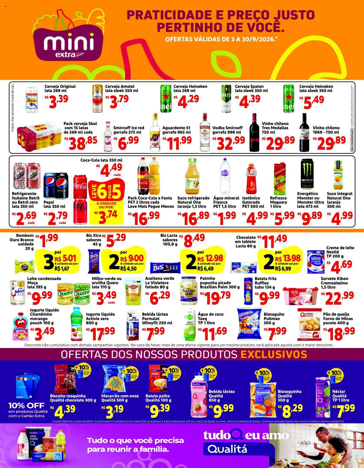 Pré-Visualização do folheto "Mini Extra ofertas Mensal" da loja Mini Extra válido a partir de 03/09/2026