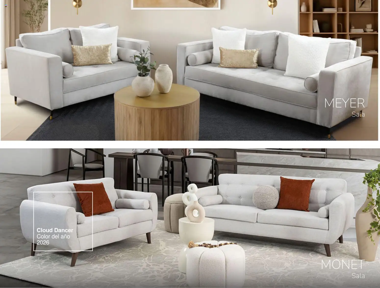 Vista previa las ofertas de la tienda Muebles Dico - Catálogo Cloud Dancer Color del año 2026 desde el 30/01/2026 