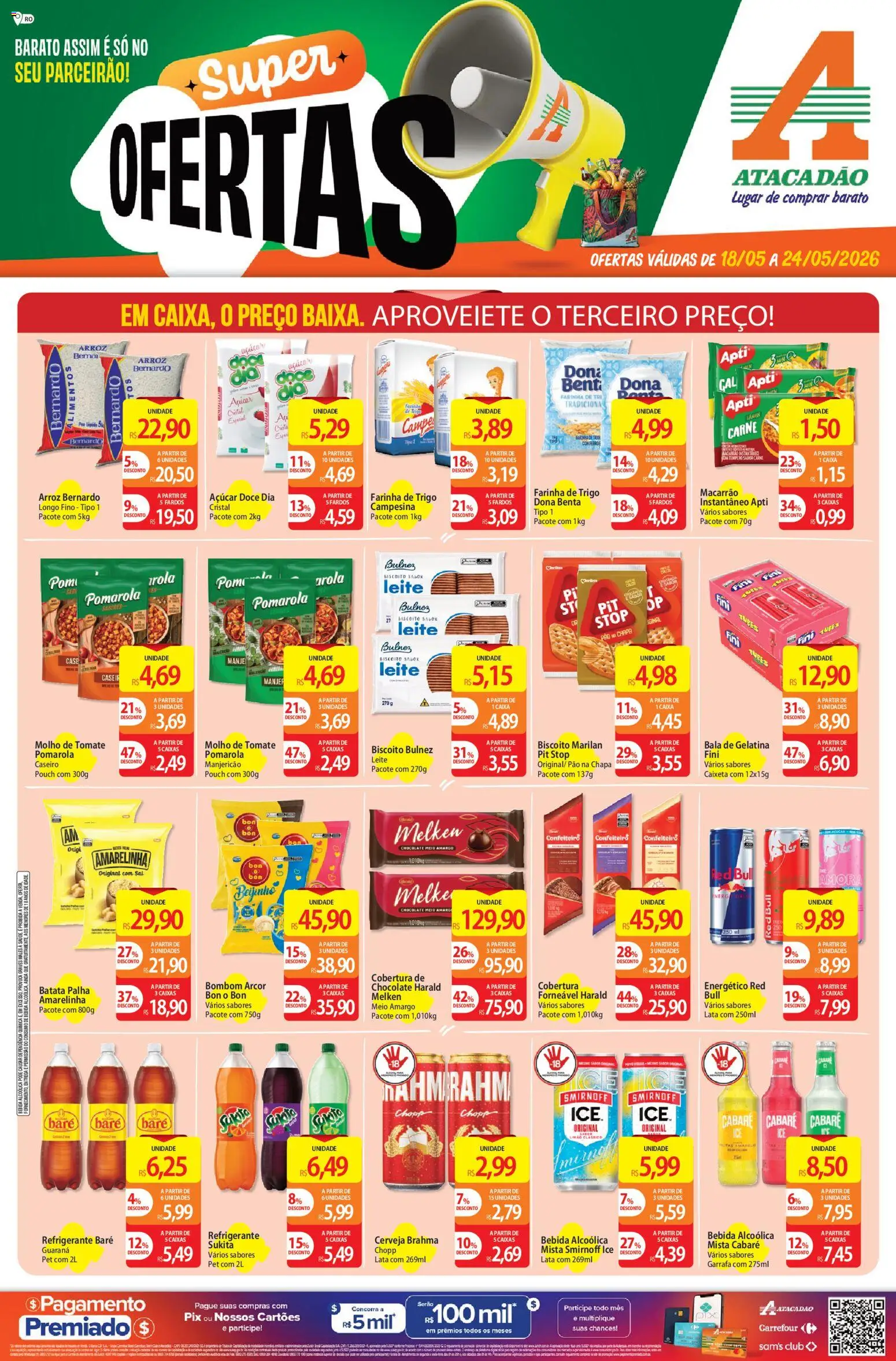 Pré-Visualização do folheto "Atacadão ofertas - RO" da loja Atacadão válido a partir de 18/05/2026