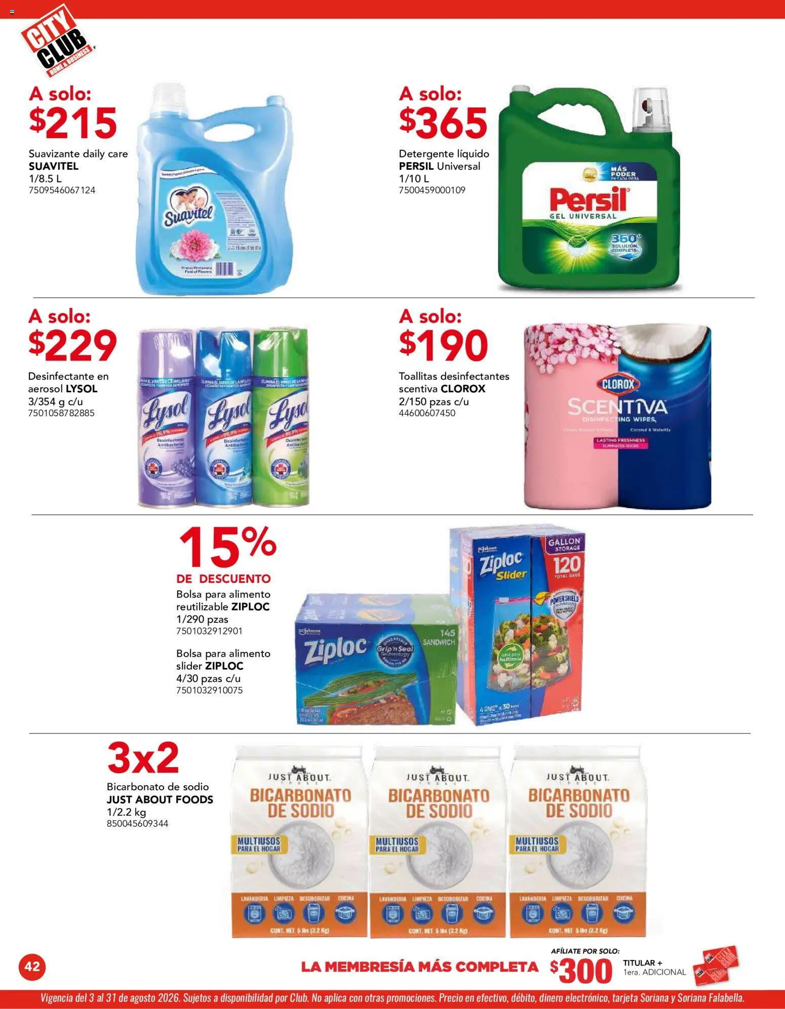 Vista previa las ofertas de la tienda City Club - City Club catálogo desde el 03/08/2026 