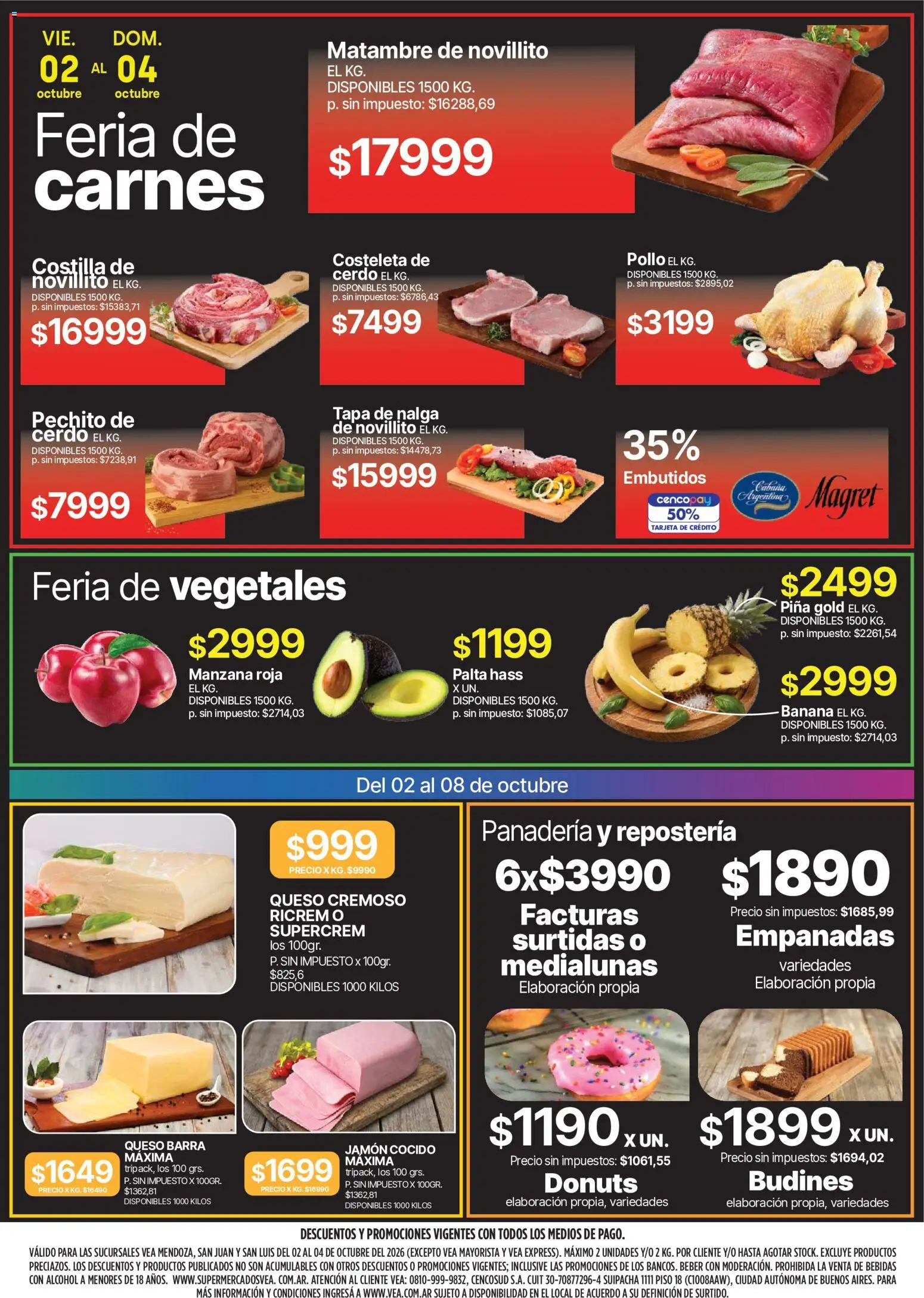 Vista previa del folleto de la tienda Vea válido desde el 02/10/2026 