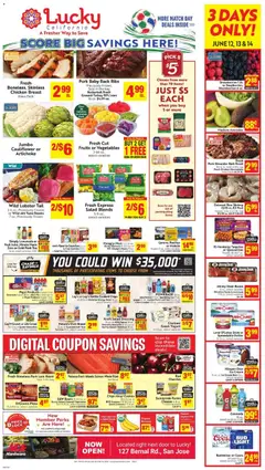 Ad Preview of Lucky Supermarkets Lucky Supermarkets Weekly Ad from 06/10/2026